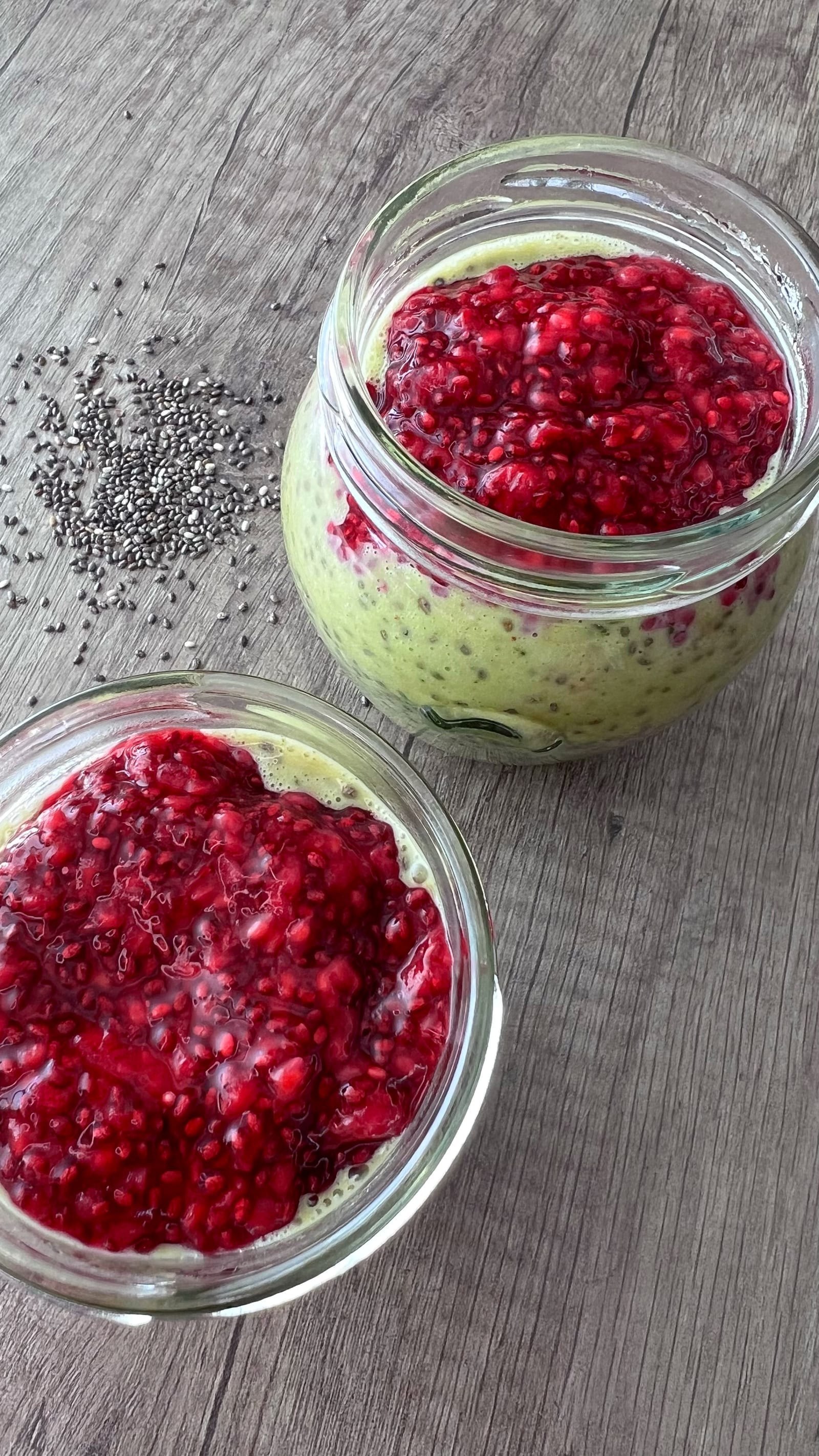 Matcha chia puding