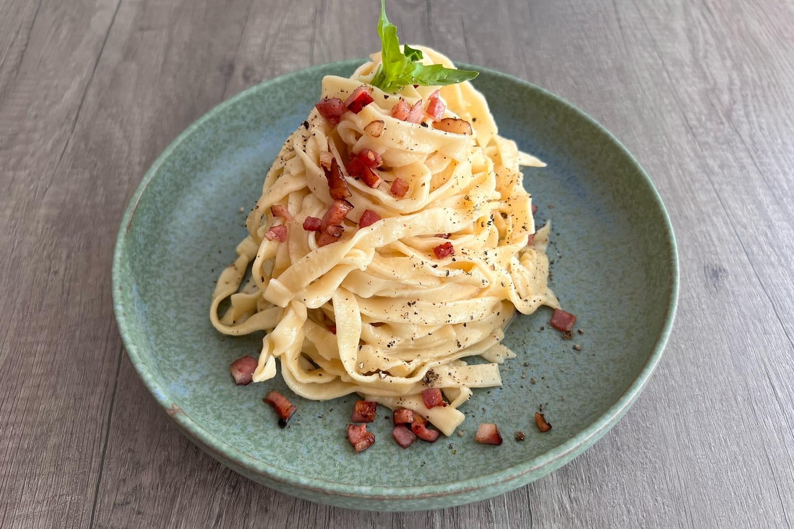 Tagliatelle carbonara