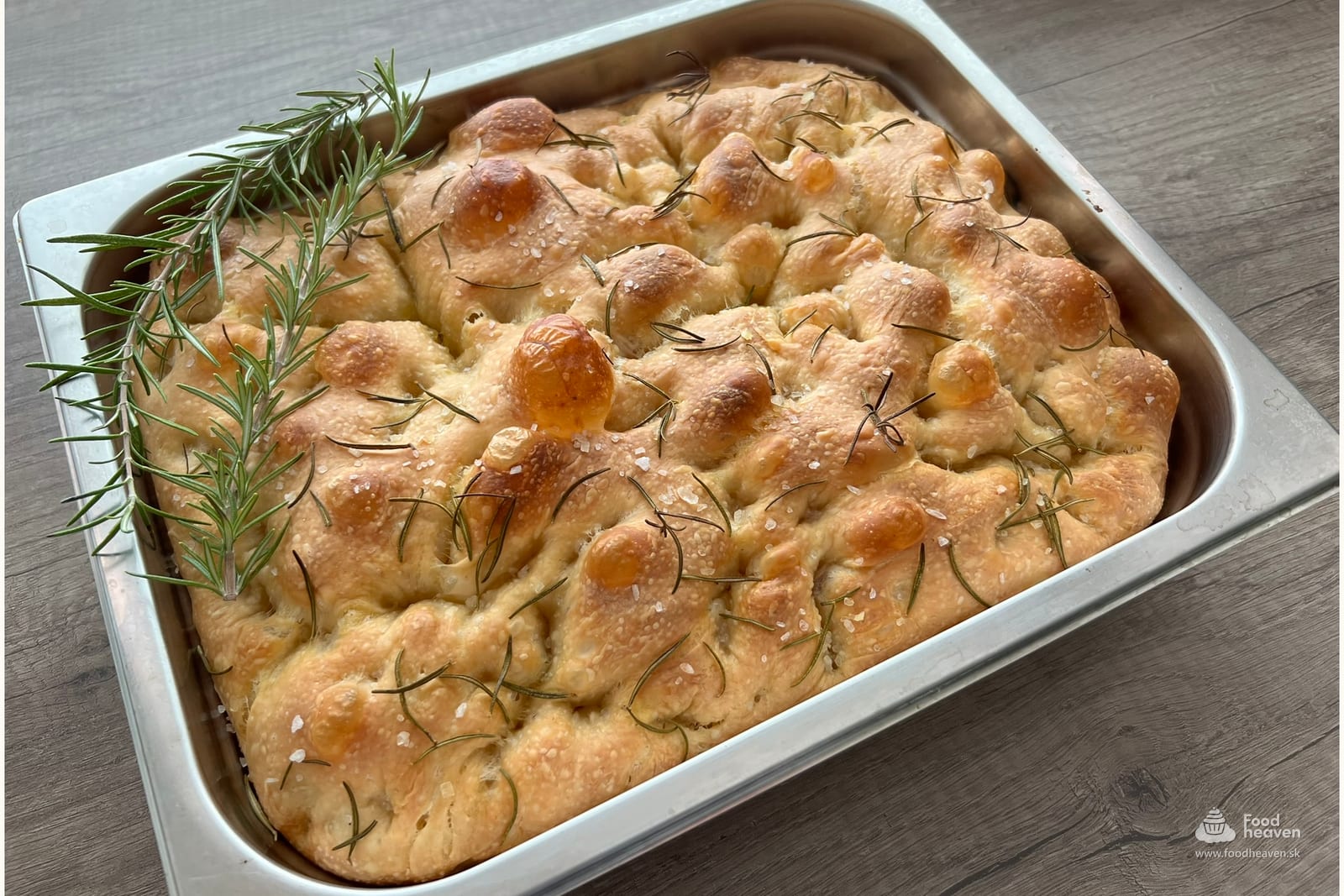 Toskánska foccacia z kvásku